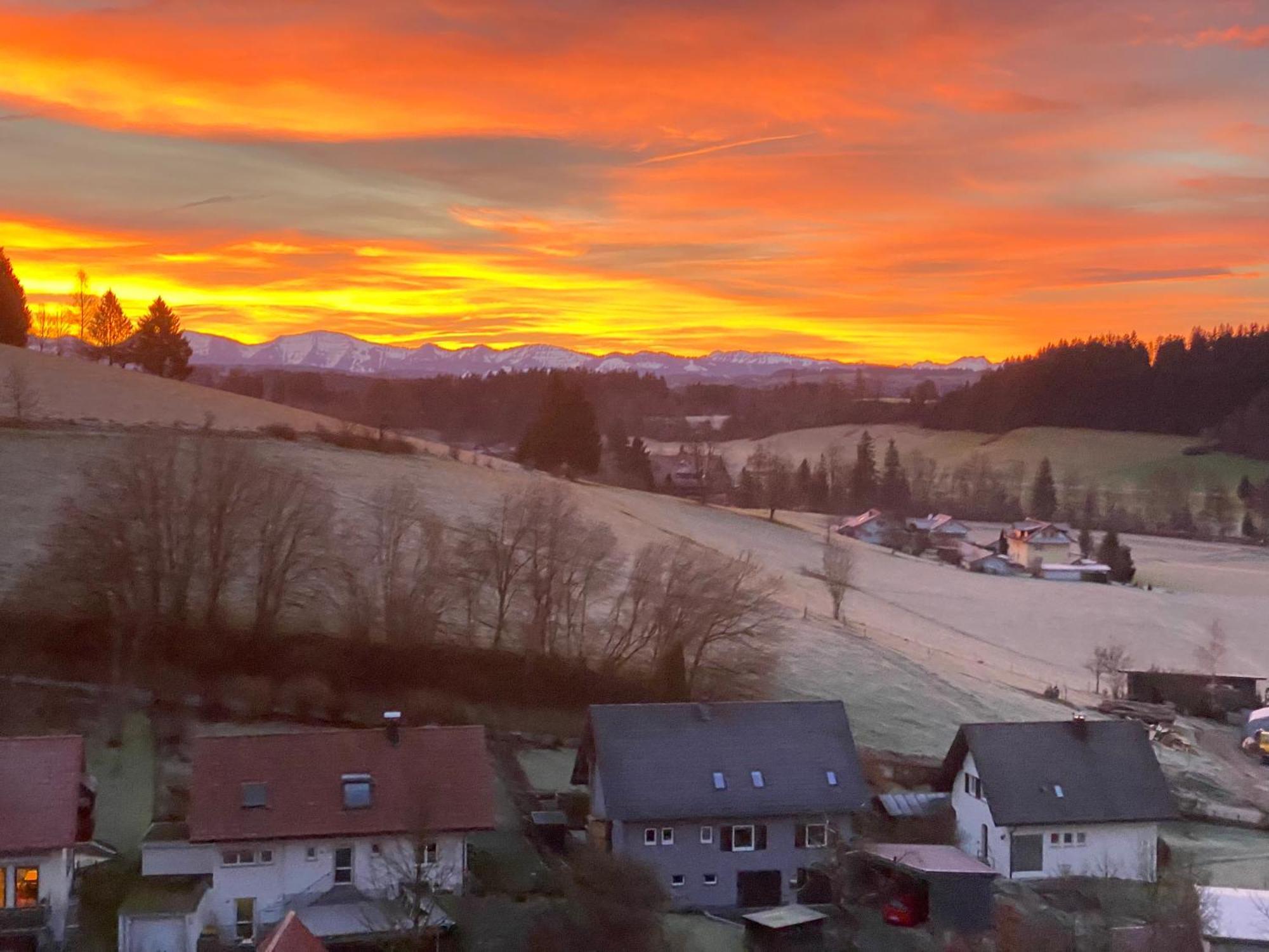 Ferienwohnung Bergblick Wangen Im Allgaeu Mit Garten, 2022 Komplett Renoviert Exteriér fotografie